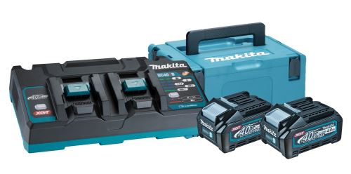 MAKITA Li-ion készlet XGT 40V 2 db BL4040+1 db DC40RB+1 db Makpac 191U00-8