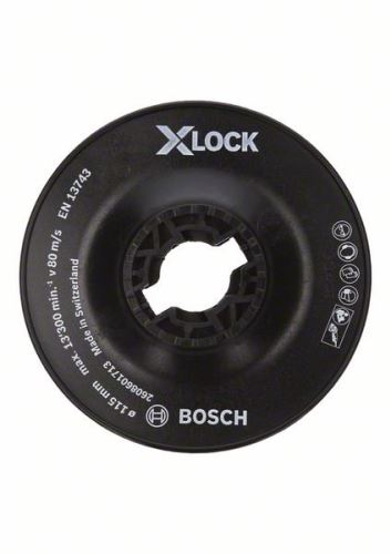 BOSCH X-LOCK Hátlap, durva 115 mm, 13 300 ford./perc 2608601713