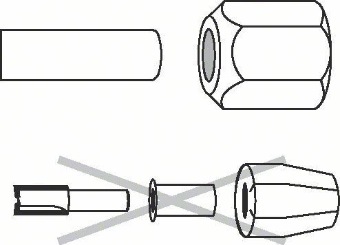 BOSCH befogótokmány 10 mm, 24 mm 2608570125