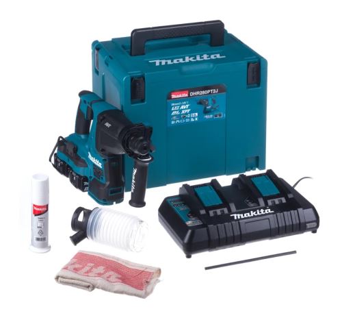 Makita Akkus kalapács Li-ion LXT 2x18V/5.0Ah, Makpac DHR280PT2J