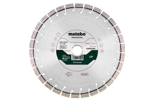 METABO Gyémánt vágótárcsa Dia-TS 230x22,23 mm - UP, Univerzális, Professzionális 628562000