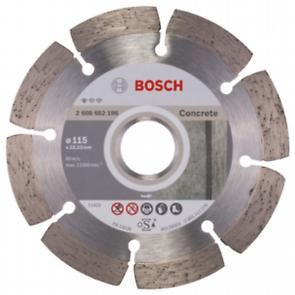 BOSCH gyémánt vágótárcsa szabvány betonhoz 115 x 22,23 x 1,6 x 10 mm 2608602196