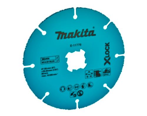 MAKITA gyémánt vágótárcsa TCT X-Lock 125x2x22,23 mm E-11776