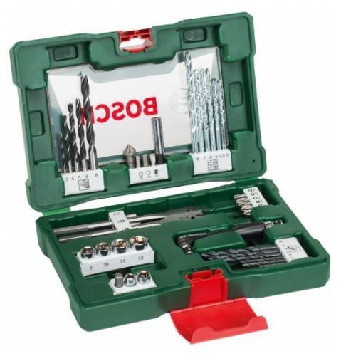 BOSCH 41 db csavarhúzó bit és fúró készlet kétoldalas csavarhúzóval 2607017316