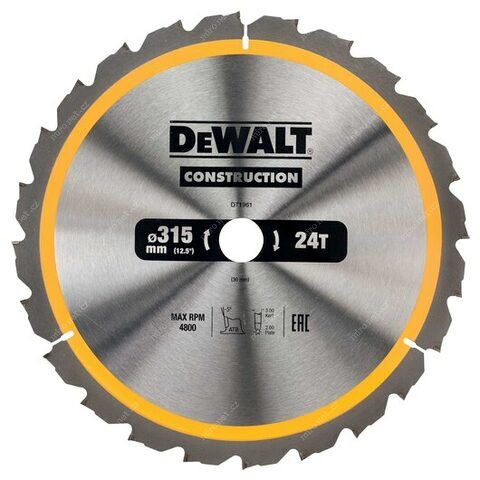 DEWALT fűrészlap fához 315 x 30 mm DT1961