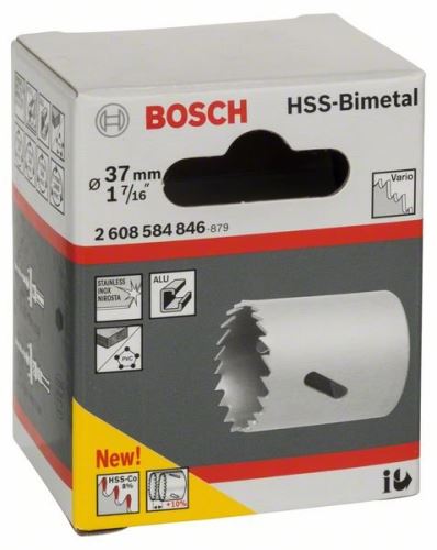 BOSCH HSS bimetál lyukasztó szabványos adapterhez 37 mm, 1 7/16" 2608584846