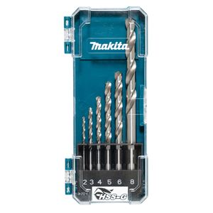 MAKITA fémfúró készlet HSS-G 2,3,4,5,6,8 mm D-75742