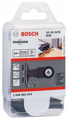 BOSCH RB – 10 db AII 65 APB 40 x 65 mm 2608664474