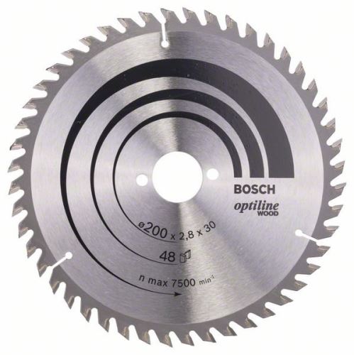 BOSCH fűrészlap Optiline Wood 200 x 30 x 2,8 mm, 48 2608640620