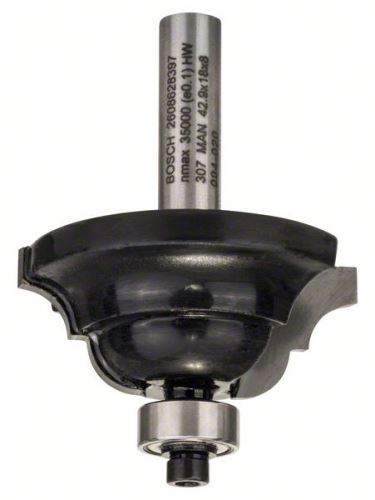 BOSCH Profilvágó D 8 mm, R1 6,3 mm, Szé 15 mm, L 18 mm, G 60 mm 2608628397