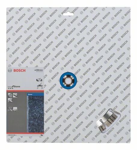 BOSCH gyémánt vágótárcsa Best for Stone 350 x 20,00+25,40 x 3,2 x 15 mm 2608602648