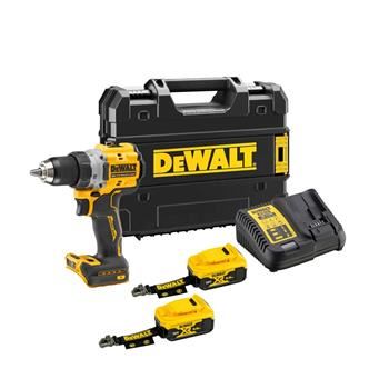 DEWALT 18V akkus fúrócsavarozó 2x5Ah LR, töltő, Tstak DCD800P2LRT