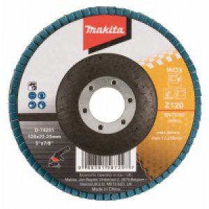 MAKITA lapos tárcsa 125x22,23 mm K120 Zirkon D-74251