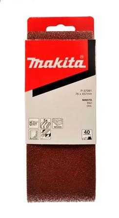 MAKITA csiszolószalag 76x457 mm K100 5 db P-37122