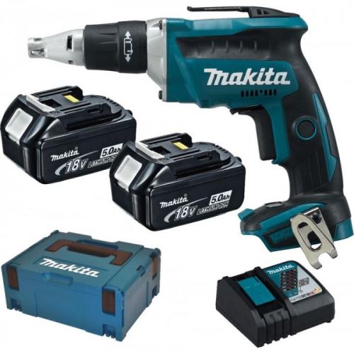 Makita akkus csavarhúzó Li-ion LXT 18V/5.0Ah, Makpac DFS452RTJ