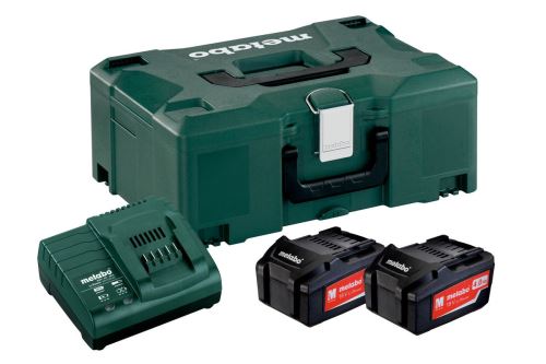 METABO alapkészlet (töltő + akkumulátorok) 18V / 2 x 4,0 Ah, ASC 30 - 36 V + tok 685064000