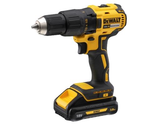 DeWalt Akkus fúrócsavarozó, 18V XR Li-Ion, 65Nm, 2x3.0Ah, DCD777L2T tok