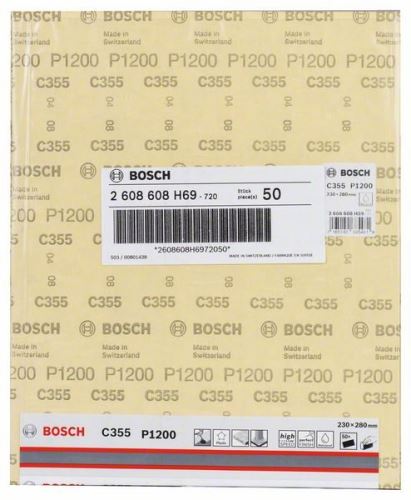 BOSCH csiszolópapír C355 230 x 280 mm, 1200 2608608H69