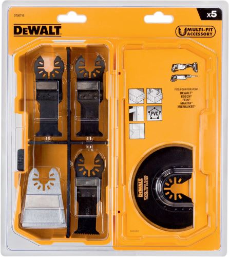 DEWALT fűrészlap készlet fához, fa szögekkel, gipszkarton (5 db) DT20715