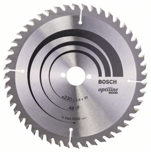 BOSCH fűrészlap Optiline Wood 230 x 30 x 2,8 mm, 48 2608640629