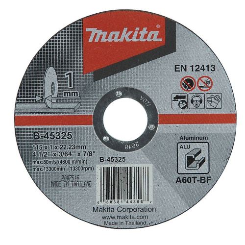 MAKITA alumínium vágótárcsa 115x1x22 mm B-45325