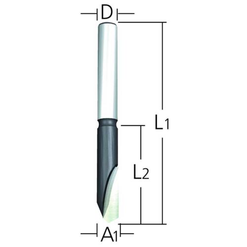 MAKITA maró alumínium szárhoz 6 mm, 65/18 mm D-16988