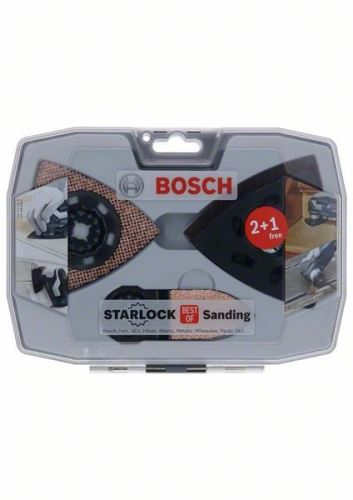 BOSCH 6 darab csiszolópapírból álló készlet Starlock Best of csiszolókészlet AVZ 93 G; AVZ 90 RT6; AVZ 32 RT4; Csiszolópapír Fa és festék (3×) 2608664133