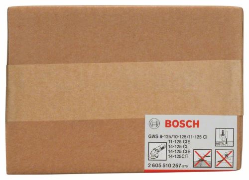 BOSCH Védőburkolat fedőlemezzel 125 mm 2605510257