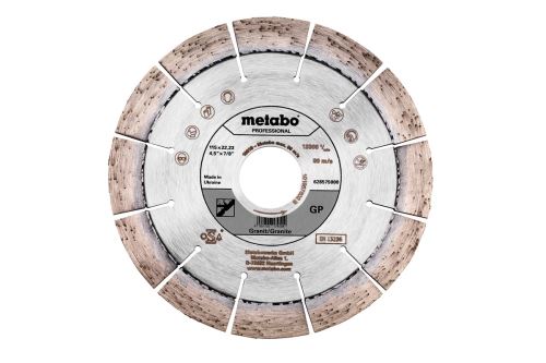 METABO Gyémánt vágótárcsa Dia-TS115x22,23mm - CP, Beton, Professzionális 628575000