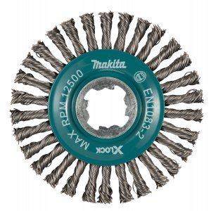 MAKITA acél dróttárcsa kefe-hullámos huzal átmérő 0,5 mm X-LOCK 115 mm D-73411