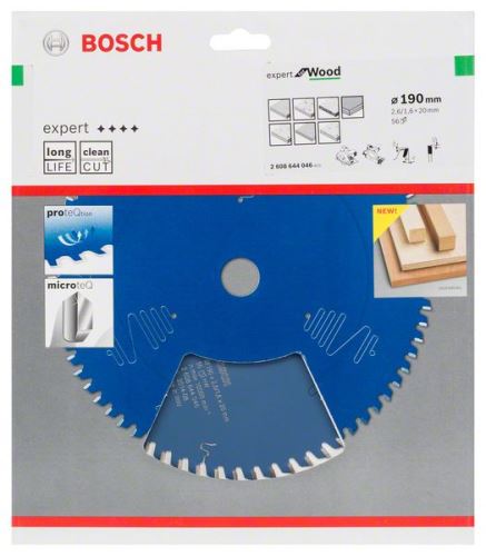 BOSCH Expert fűrészlap fához 190 x 20 x 2,6 mm, 56 2608644046