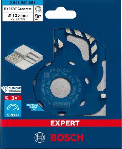 BOSCH EXPERT gyémánt edénykorong BETON 125mm 2608900651