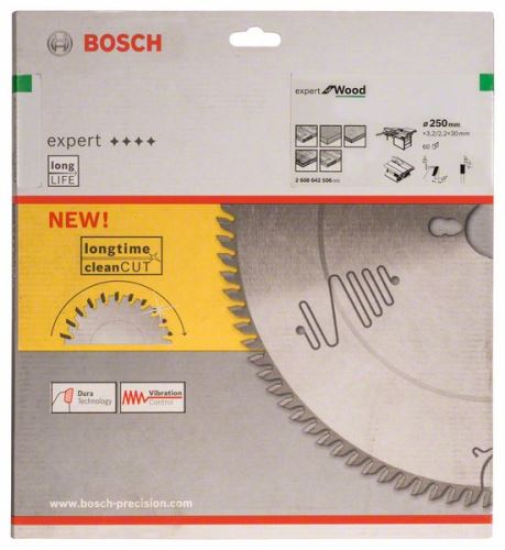 BOSCH Expert fűrészlap fához 250 x 30 x 3,2 mm, 60 2608642506