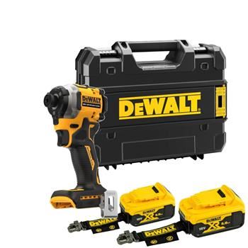 DEWALT Akkus kompakt ütvecsavarkulcs, 2x 5Ah akkumulátor, szíjjal DCF850P2LRT